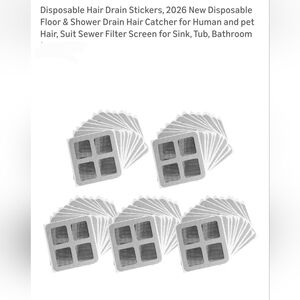 Disposable Hair Drain Stickers